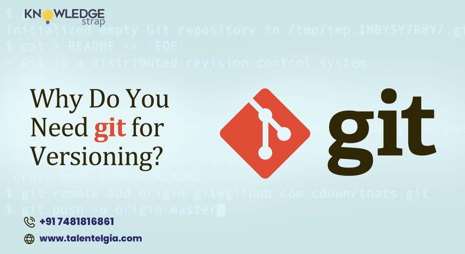 Why Do You Need Git for Versioning Control