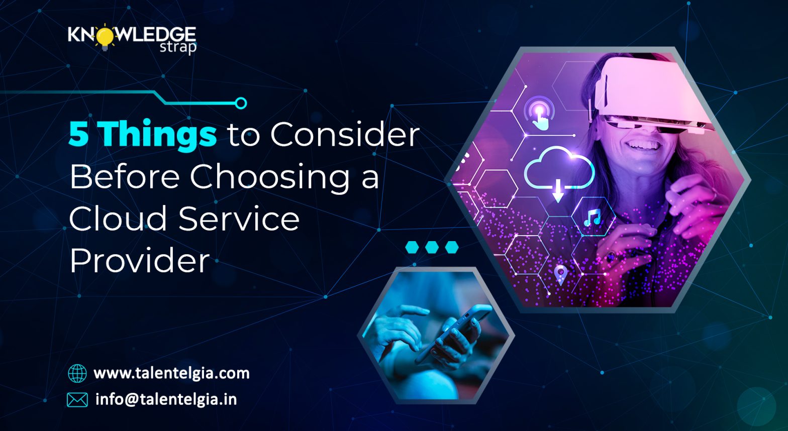 5 Things to consider before choosing a cloud service provider