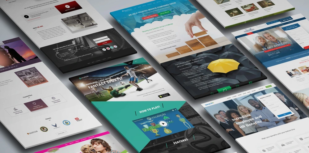 interactive website web des