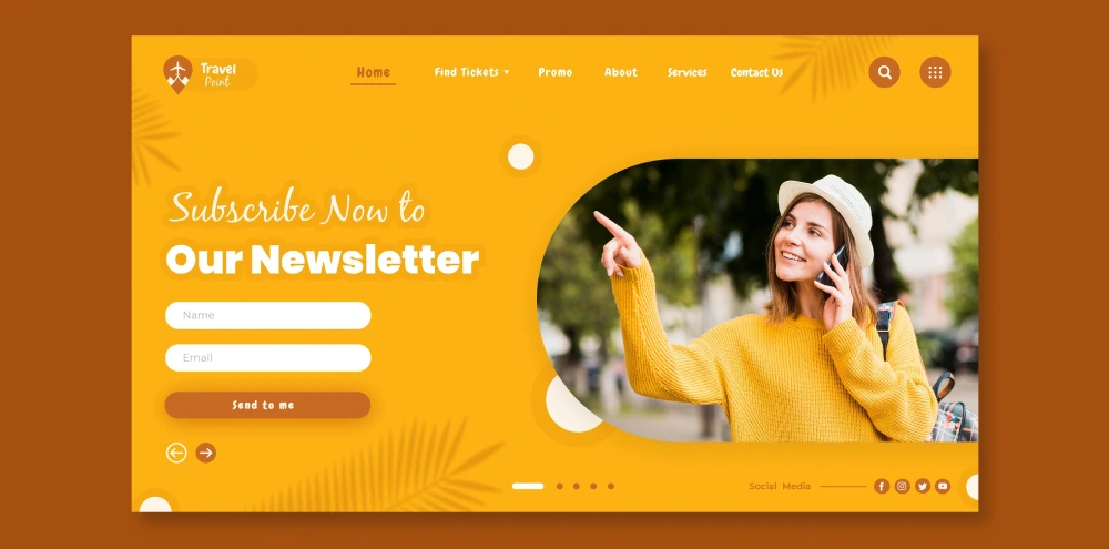 Scrolling Animations web design